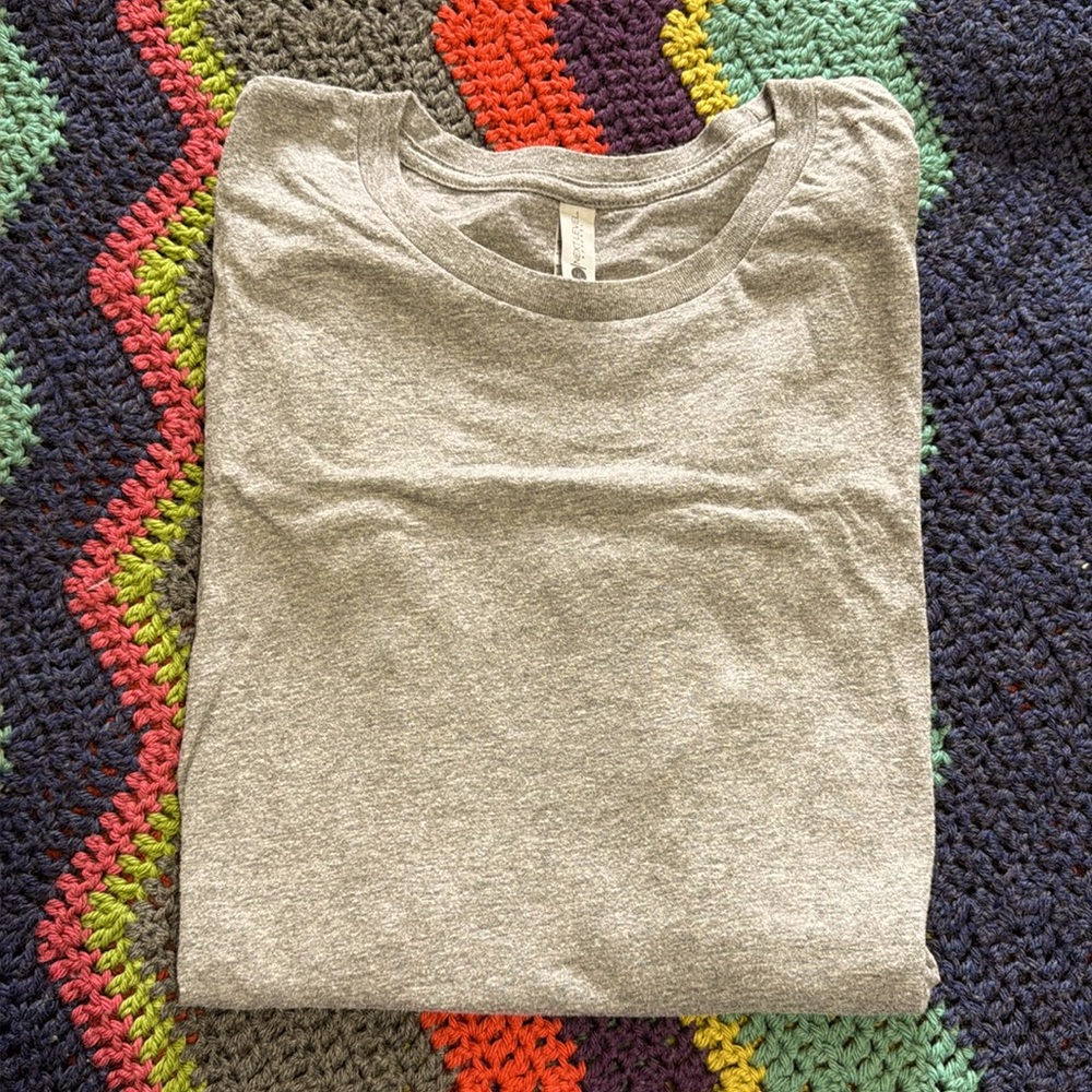 Next Level Gray Long Sleeve Shirt - Mens L